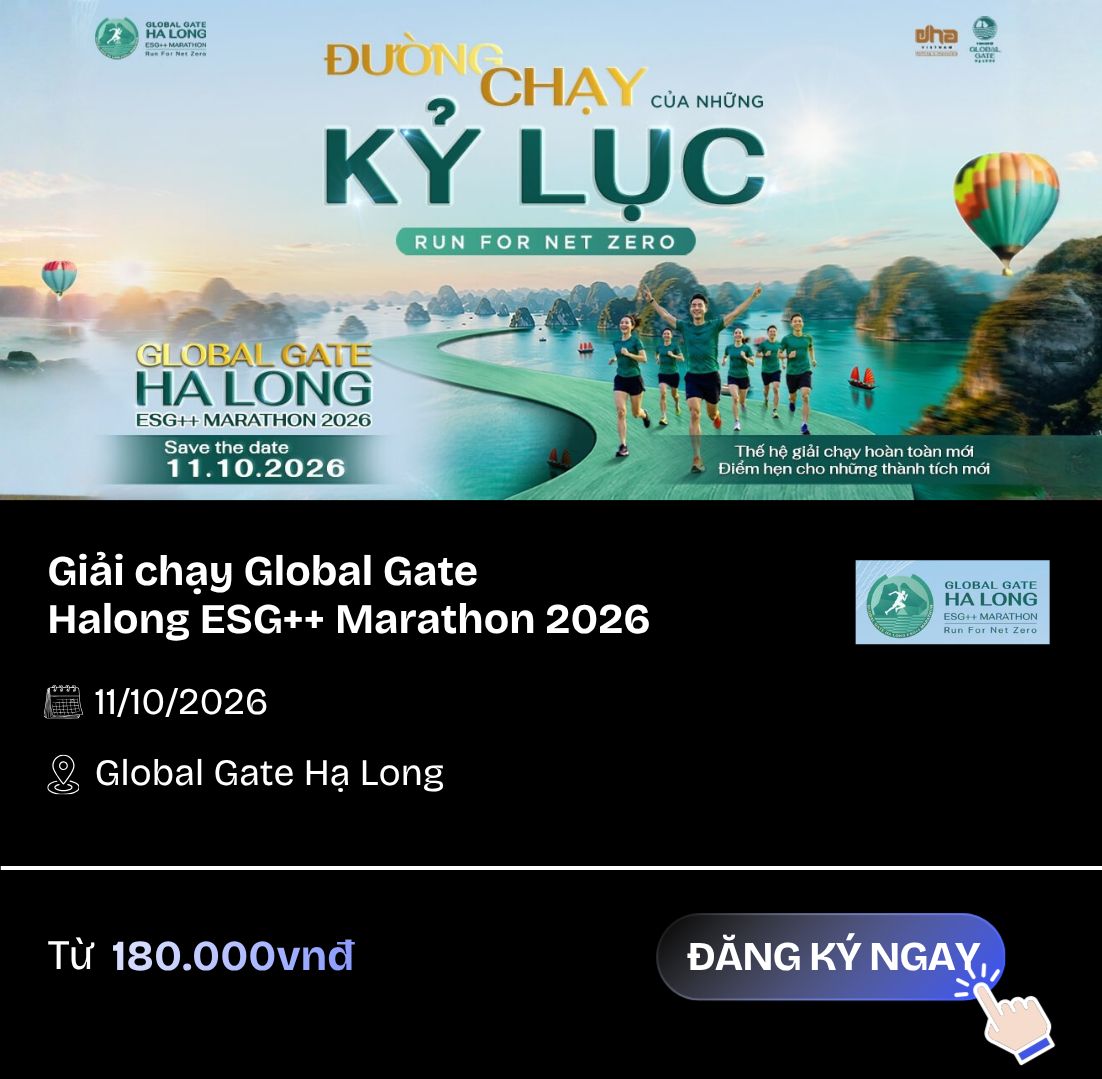 Giải chạy Global Gate  Halong ESG++ Marathon 2026