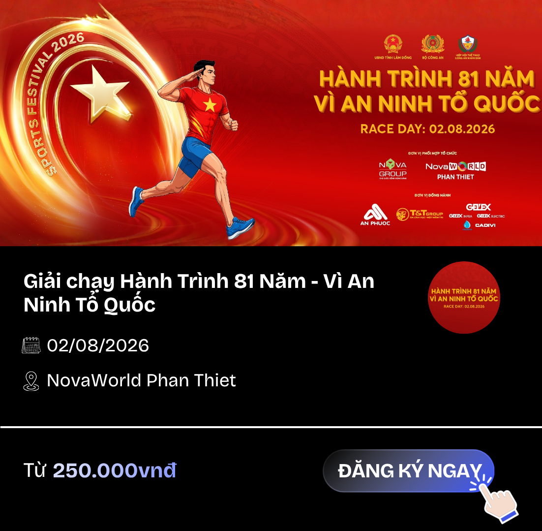 Giải chạy Hành Trình 81 Năm - Vì An Ninh Tổ Quốc